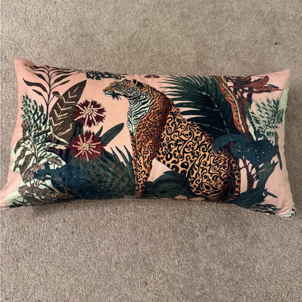 Leopard Print Decorative Pillow